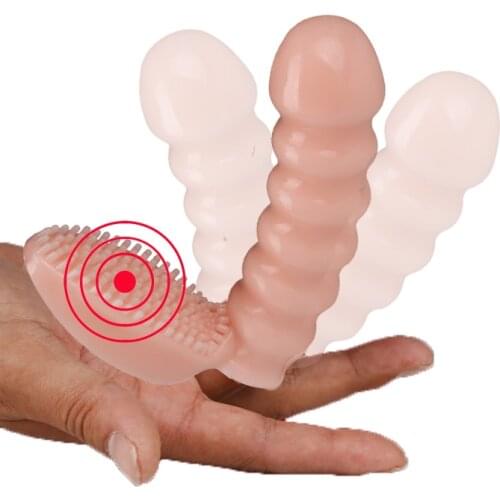 Vibrating Finger Sleeve G Spot Dildo Vibrator Clitoris Stimulator Huge Dildo Cunt Vibrators Adult Sex Toys for Women Masturbator