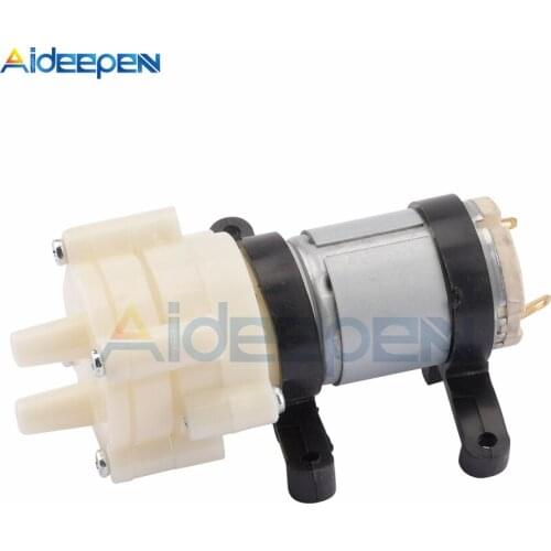 Priming Diaphragm Mini Pump Spray Motor 6V 12V Micro Pumps For Water Dispenser 90mm x 40mm x 35mm Max Suction 2m