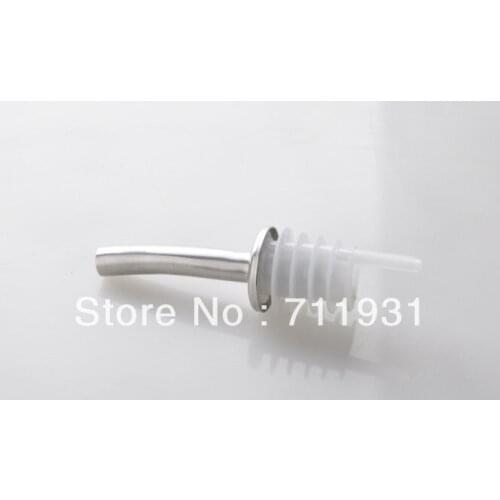 WOWSHINE FOR SALE 20pcs stianless steel wine/ oil pourer liquid spout Free shipping New Arrival Free Shipping bottle pourer