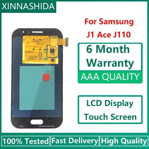 Super AMOLED LCD Display 100% Tested Working Touch Screen Assembly For Samsung Galaxy J1 Ace J110 SM-J110F J110H J110FM