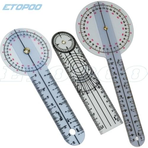 3pcs/lot Prestige Medical GONIOMETER PROTRACTOR Spinal Goniometer 12 inch+8inch+8inch