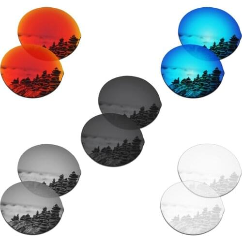 SmartVLT 5 Pairs Polarized Sunglasses Replacement Lenses for Oakley Madman - 5 Colors