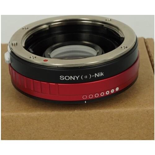 AF-NIK adapter Infinity Focus with glass for Sony Alpha AF Lens to nikon d3 d5 D90 d500 d600 d750 d850 D5500 D3100 d7200 camera