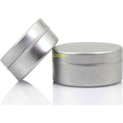 Free Shipping 20g empty aluminium cream jars,cosmetic case jar,20ml aluminum tins, metal lip balm containe