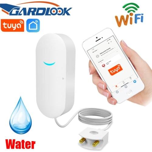 GARDLOOK Water Leakage Detector Wifi Home Burglar Alarm System Overflow Protection Tuyasmart Smart Life Phone APP Remote Control