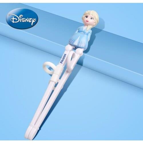 Disney Mickey Minnie Children Training Chopsticks Learning Practice Chopsticks Baby Tableware Spoon