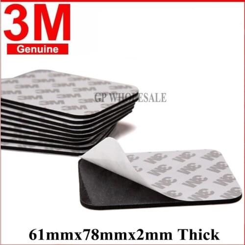 5pcs 61mmx78mm Double Sided Adhesive Tape 3M rectangular Foam Two Sides Stick Double Sided Tape for RC hobby ESC or receiver