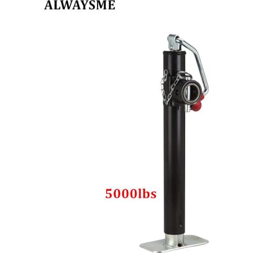 ALWAYSME Marine Boat Round Weld On Pipe Trailer Jack Load 5000lbs 2270KGS