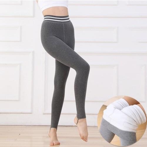 Autumn Winter The New Thicken Leggings High waist pants Leggings Lamb wool Leggings Female External wear Thin Little feet pants