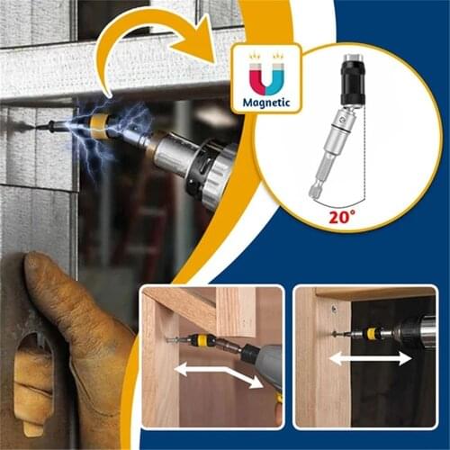 Magnetic Screw Drill Tip Magnetic Screw Drill Tip Quick Change Locking Bit Holde Spring Release Electric Screwdriver Drill