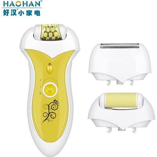3 in 1 Multifunction Electric Epilator Haohan Brand Waterproof Hair Removal And Shaver For Women Mini Beauty Equipment Hot Sale