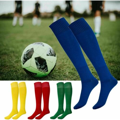 Men Boys Fashion Casual Solid Color Over Knee High Sports Football Soccer Stockings