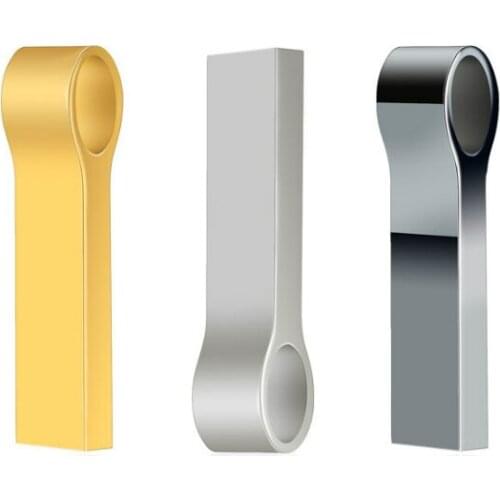 Fashion 100pcs free logo metal USB Flash Drive pendrive 4GBB/8GB/16GB/32GB/64GB Pen Drive menory stick Pendriver fashion gift