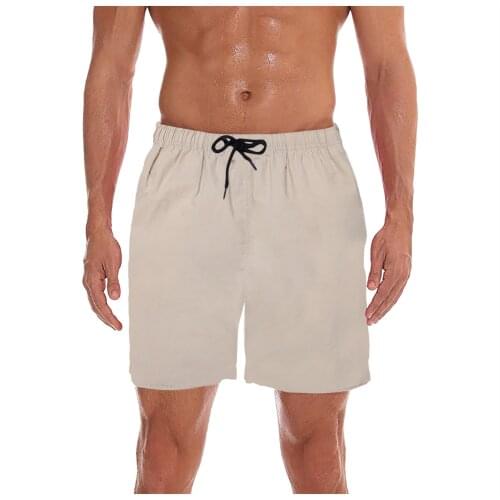2021 Shorts For Men Summer Mens Shorts Jogger Board Short Bottoms Mens Breathable Elastic Waist Plus Size Beach Shorts Man