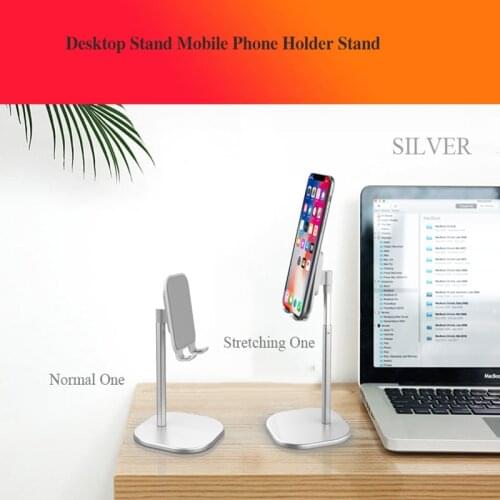 Desktop stand Mobile Phone Holder Stand For iPhone Universal Adjustable Metal Desktop Table Tablet Holder Stand For iPad Pro