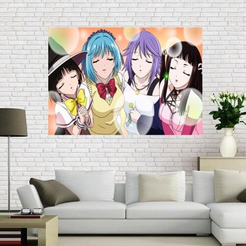 NEW Rosario Vampire Poster HD Print Canvas Fabric Posters Home Room/Bar/Cafe Decor Wall Pictures Art Big Size No Frame 12.2