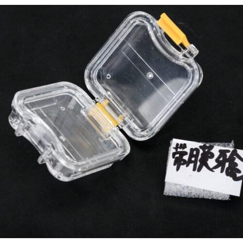New dental lab supply 50pcs Plastic denture Tooth Box with Film High Quality Denture Storage Box Membrane Tooth Box