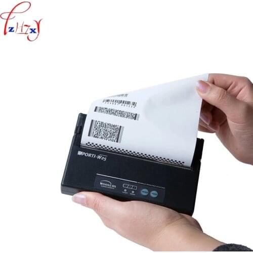 PORTI-W25 portable printer 4 inch (104mm, 832dots)print width thermal printer Support Serial Bluetooth port print speed 50mm/s