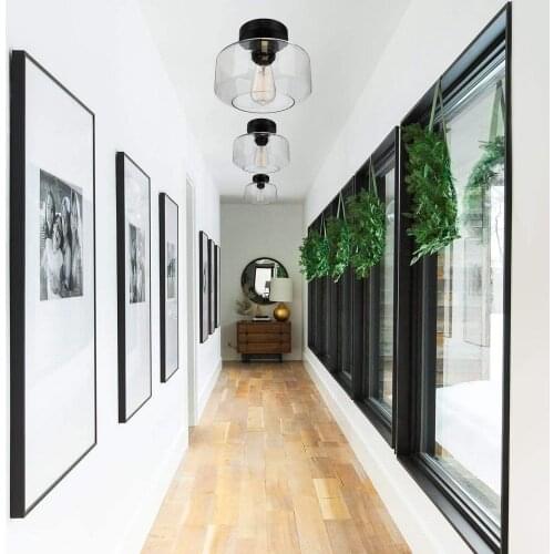 Ceiling Light Glass Lamp Shade Farmhouse Porch Kitchen Bedroom Bar Hanging