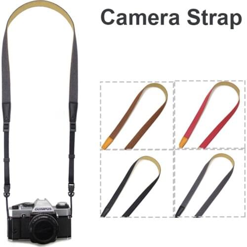 For Canon Nikon SLR Camera Lanyard Decompression Shoulder Strap for Fuji Pentax Leica Sony A6500 A7R2 A6300 Camera Accessories