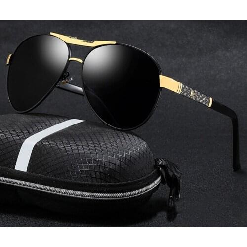 Polarized Sunglasses Men Driving Classic Brand Designer Retro women Sun Glasses Male aviation 60mm UV400 Oculos Del