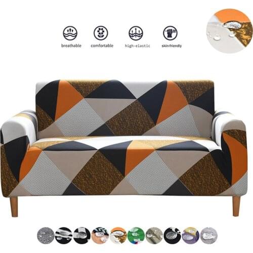 Modern Elastic Slipcovers Armchair Sofa Covers for Living Room L-shape Sectional Armchair Couch Cover Smooth Stretch Sofa Cover