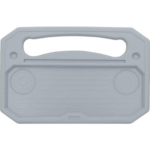 Steering Wheel Desk,Tablet or Notebook Car Travel Table, Food Eating Hook on Steering Wheel Tray ,for Drivers (A-Gray)