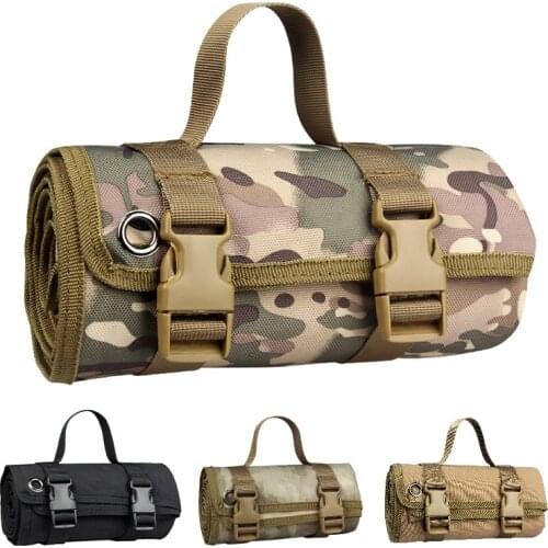 Tactical Padded Shooters Mat Lightweight Roll-Up Shooting Mat Rifle Cleaning Mat For Camping Military Hunting Airsoft Equipment