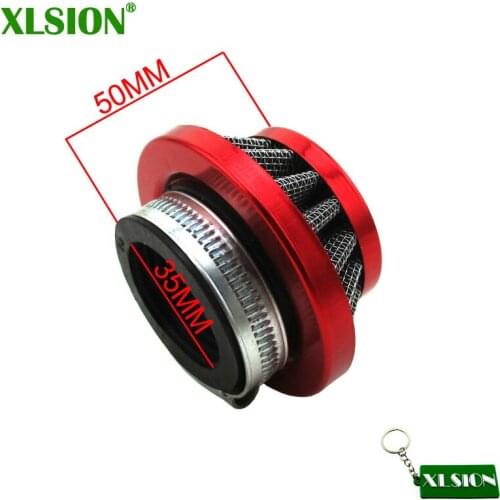 XLSION 35mm Air Filter For 50cc 70cc 90cc 110cc 125cc Honda Yamaha Kawasaki Suziki Pit Dirt Bike ATV Quad