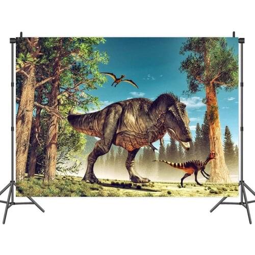 Jurassic Dinosaur Boys Like Backdrops Photos Background Decor for Kids Portrait Photography Photocall Studio Props
