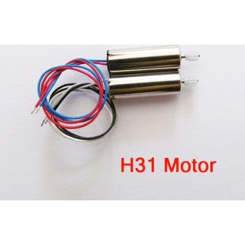 H31 Motor engine Spare Part for RC Quadcopter Helicopter H31 CW CCW Motor Replacement Accessory