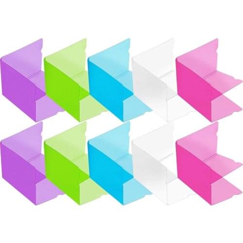 30 Pcs Face Cover Storage Clip Plastic Storage Holder Organizer Dustproof Reusable Foldable Ear Tie Folder For Portable