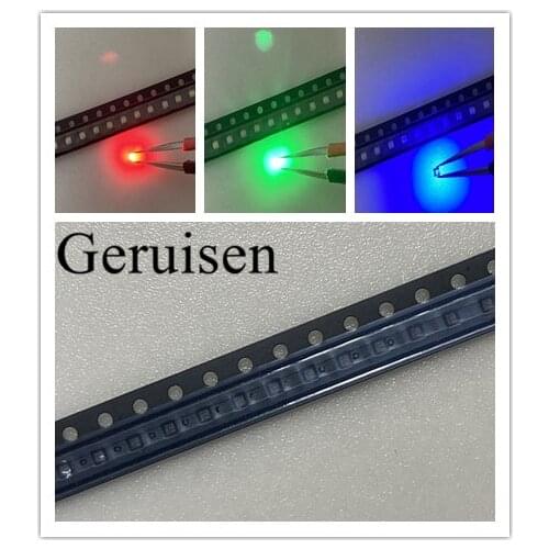 500pcs/lot LED 0402 / 1005 SMD light beads bright RGB red green blue LED light emitting diode original