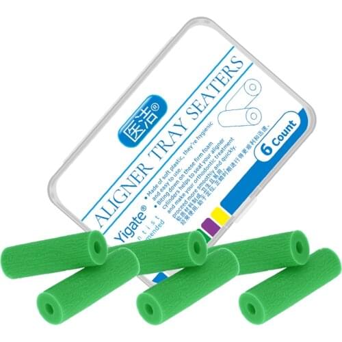6pcs/pack Orthodontic Aligner Chewies Dental Aligner Seater Retaier Comfort Chew for Invisalign Aligners Clear or Metal Braces