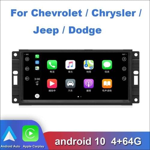 Car Android Multimedia For Chrysler Sebring/300C For Dodge Durango For Jeep Wrangler Stereo Radio IPS Carplay BT GPS Navigation