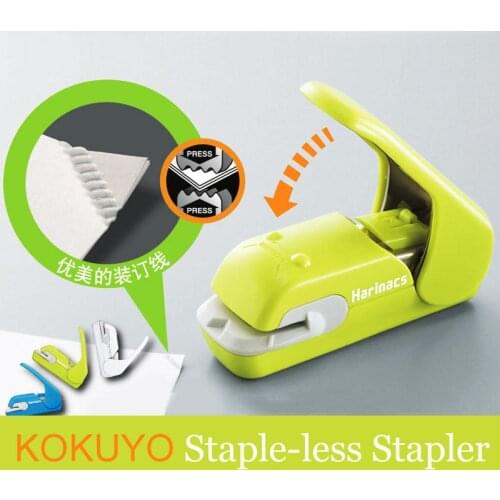 Free Nietje Japan Nietmachine Kokuyo Harinacs Print Creative &safe Student Letter Paper for 5 Vellen of 10 Vellen