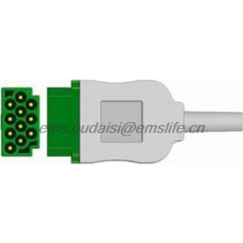 GE Marquette ECG 11pin square connector for ECG Cable spare parts of patient monitor and cardiography machine