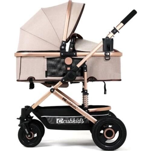 Free Shipping Suspension Baby Stroller High landscape 0-36 Month Sleeping Newborn Baby Carriage Infant Buggy