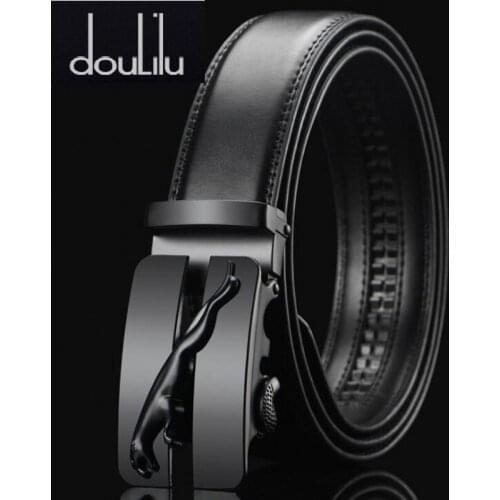 Mens jeans Waist Belt Cow Designer Strap Brand Fashion Automatic Buckle Black Luxury Genuine Leather Belts for Men 3.5cm Width