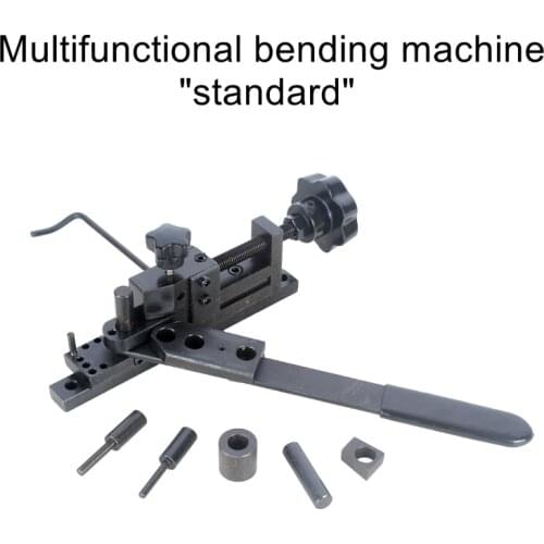 Small manual bending hoop machine diy manual steel bar multifunctional metal bending machine