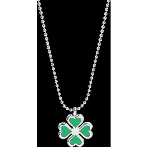 Anime Manga Tokyo Revengers Hinata Tachibana Pendant Necklace Luck Quatrefoil Clover Pendant Cosplay Prop