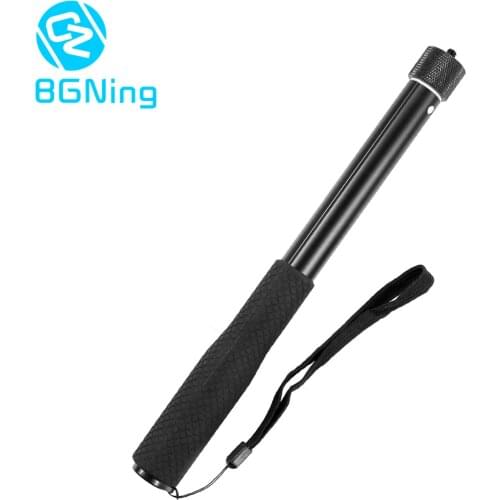 Selfie Stick 4 Sections Extension Pole Handle Grip Monopod 1/4 Screw for Insta360 Paranomic Camera for Gopro Xiaoyi Sport Camera