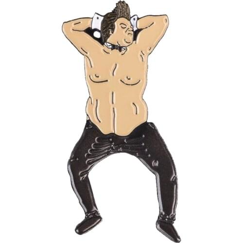 Chippendales Farley Moving Enamel Pin