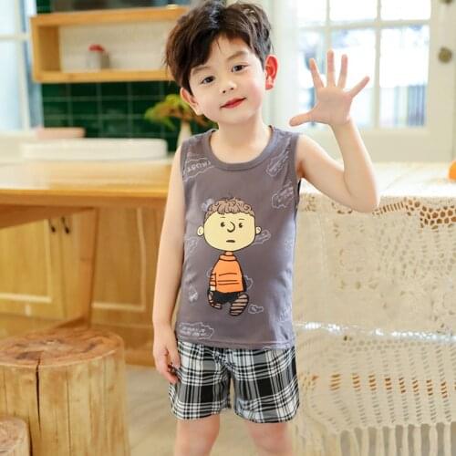 2pcs Toddler Girls Pajama Sets Childrens Pajamas for 2-9Years Animal Cartoon Pyjamas Girl Sets Pijamas Infantil Cotton Boy Sets
