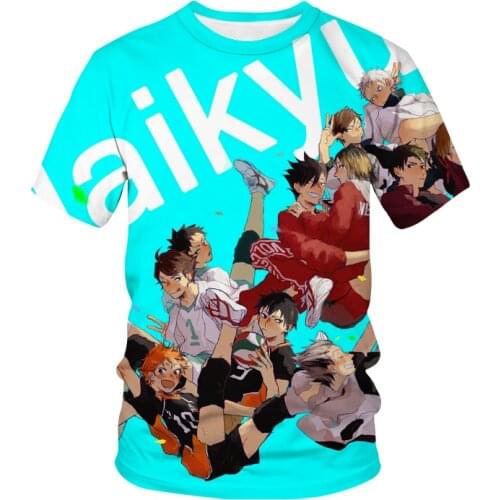 Hot Cartoon Haikyuu t shirt Men Funny Japanese Anime Streetwear Harajuku Karasuno Fly High Graphic Sweatshirts Unisex Tops Male