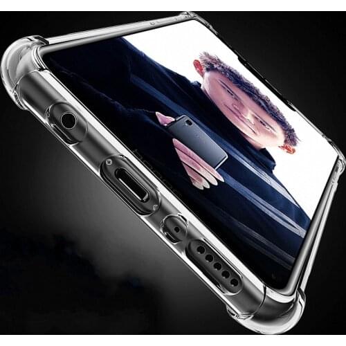 Transparent Silicon Case for Huawei Honor Play 6.3" COR-L29 COR-AL00 for Huawei Honor V9 Play Anti-knock Phone cover Cases