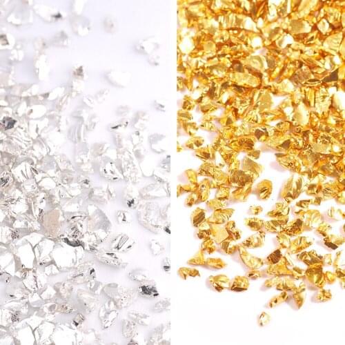 Multicolor Crushed Glass Irregular Stone 40g/lot Crystal Epoxy Filler Furniture Crafts DIY Decoration Accessories