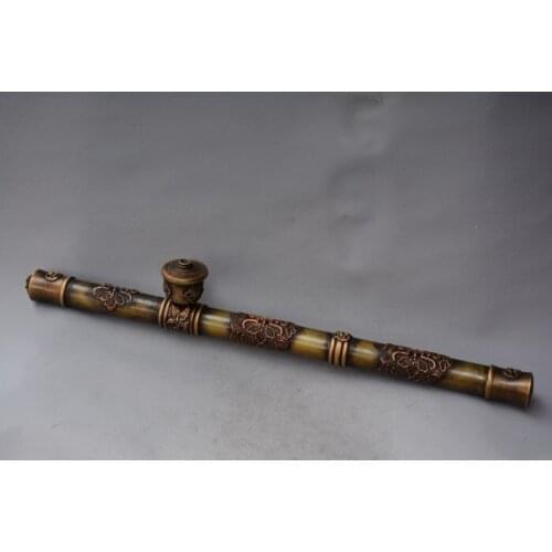 Rare old Qing Dynasty copper&Cloisonne pipe,#02,1840,best collection,free shipping
