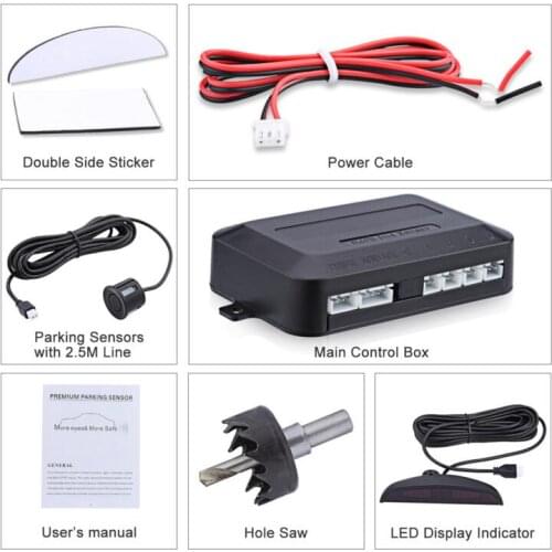 10pcs Good Quality Car Auto LED Display Parking Sensors Reversing Backup Radar Sound Alarm System