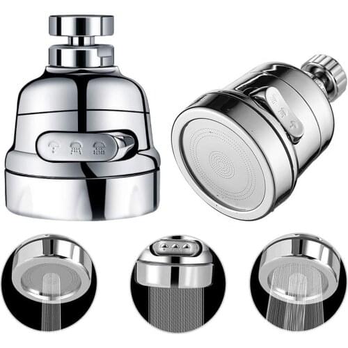 Kitchen Shower Faucet Tap 360 Degree Rotatable Spray Head Tap Durable Faucet Filter Nozzle Water Saving Bathroom Shower Faucet